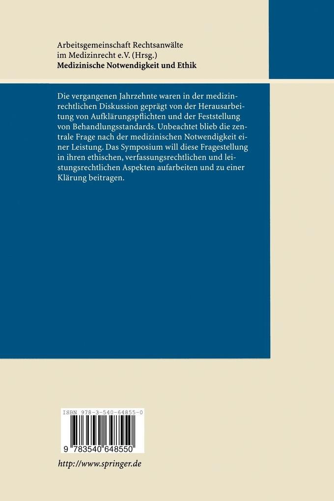 Weitere Ansicht: Medizinische Notwendigkeit und Ethik | K.-O. Bergmann, J. Gründel, A. J. Janischowski, H. F. Kienzle, V. Knott-Thiemann