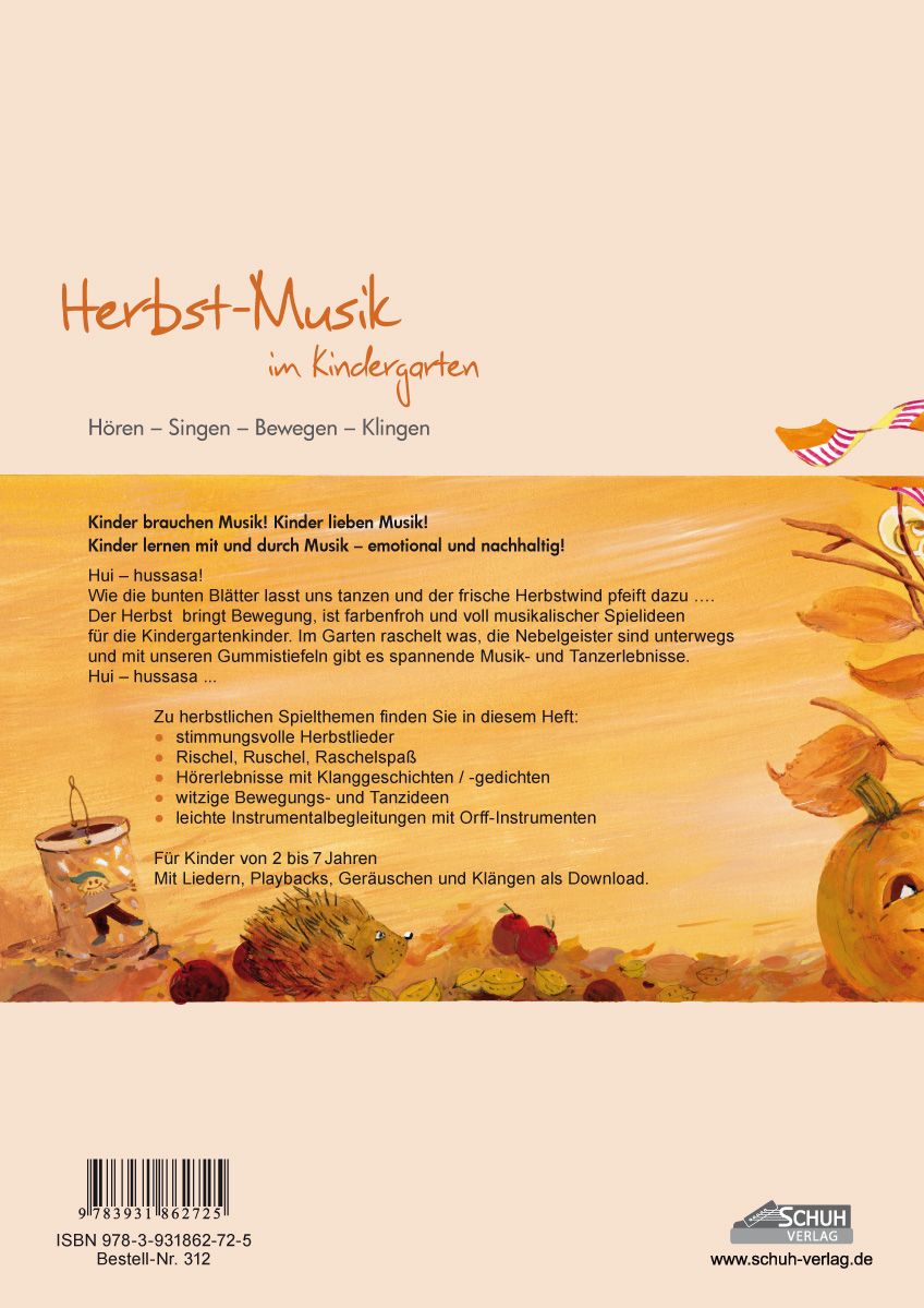 Weitere Ansicht: Herbst-Musik im Kindergarten (inkl. CD) | Karin Schuh