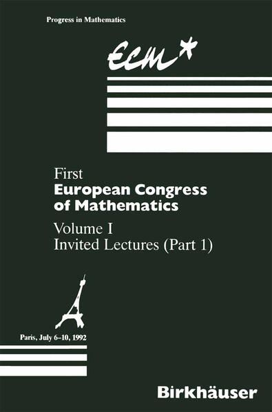 Produktbild: First European Congress of Mathematics