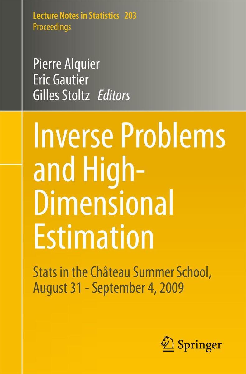 Produktbild: Inverse Problems and High-Dimensional Estimation
