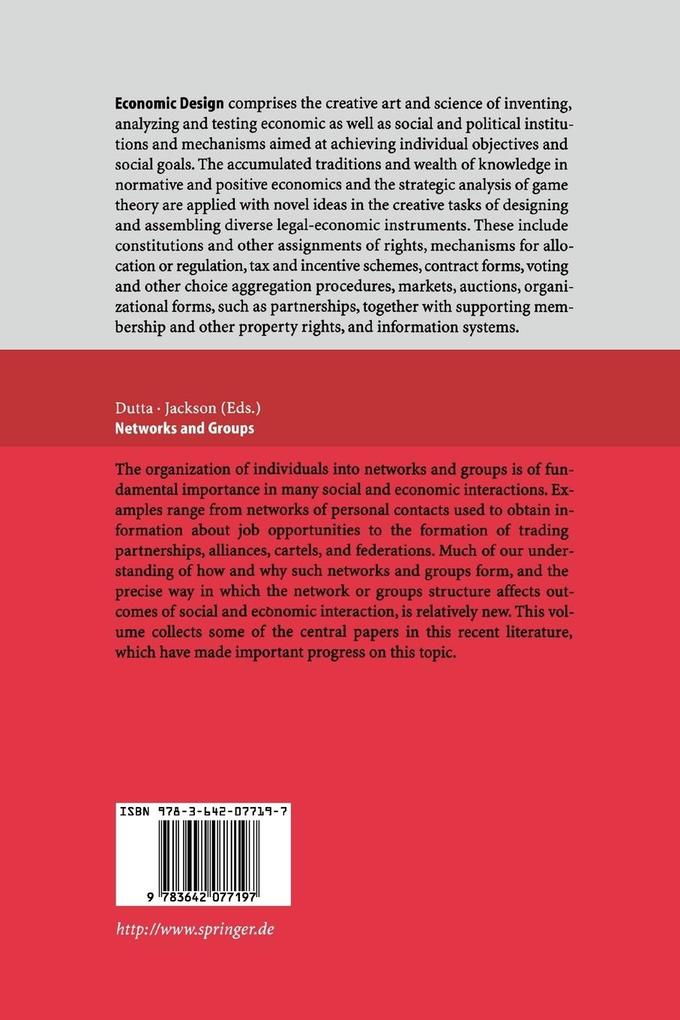 Weitere Ansicht: Networks and Groups