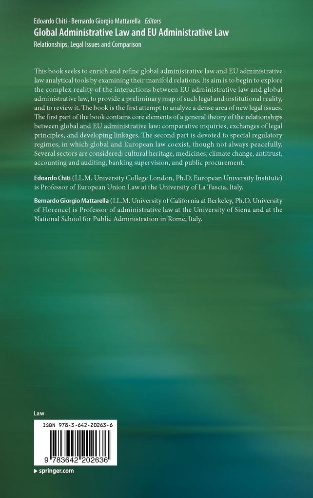 Weitere Ansicht: Global Administrative Law and EU Administrative Law