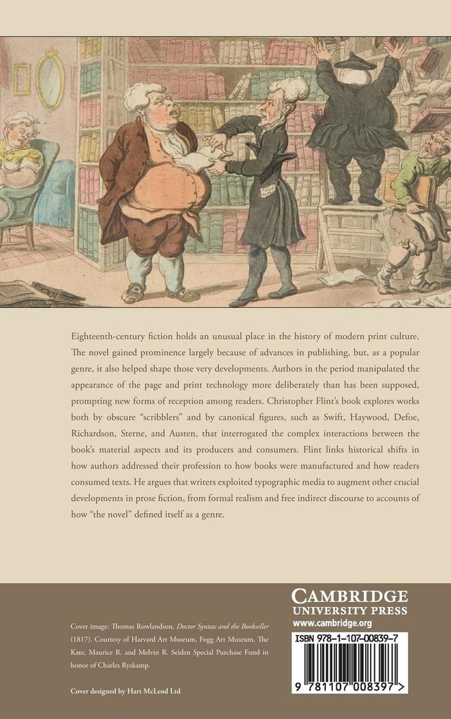 Weitere Ansicht: The Appearance of Print in Eighteenth-Century Fiction | Christopher Flint