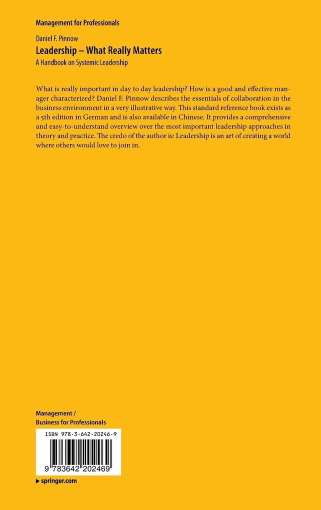Weitere Ansicht: Leadership - What Really Matters | Daniel F. Pinnow
