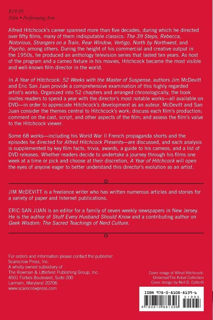 Weitere Ansicht: Year of Hitchcock | Jim Mcdevitt, Eric San Juan