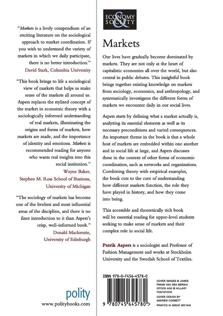 Weitere Ansicht: Markets | Patrik Aspers