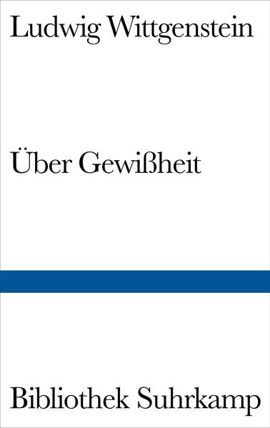 Produktbild: Über Gewißheit | Ludwig Wittgenstein