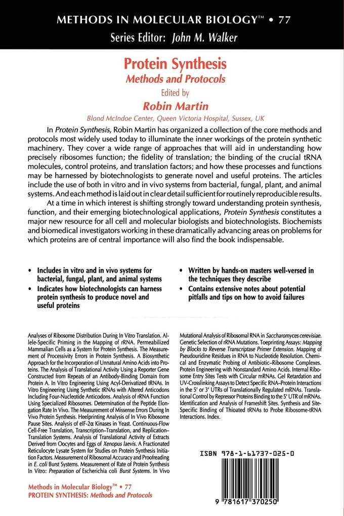 Weitere Ansicht: Protein Synthesis