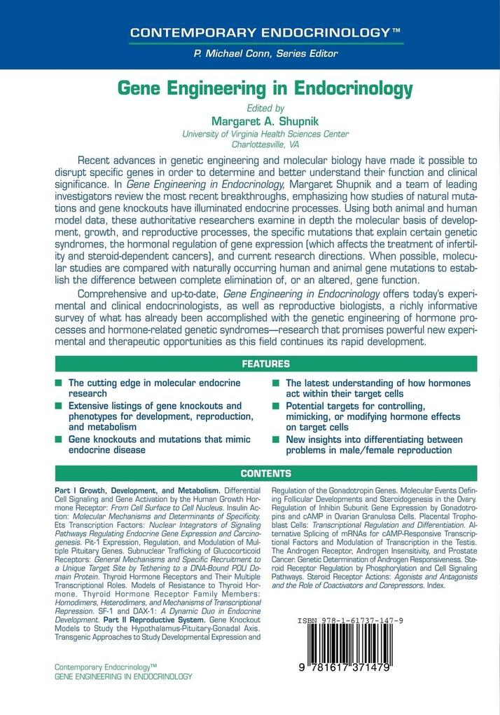 Weitere Ansicht: Gene Engineering in Endocrinology