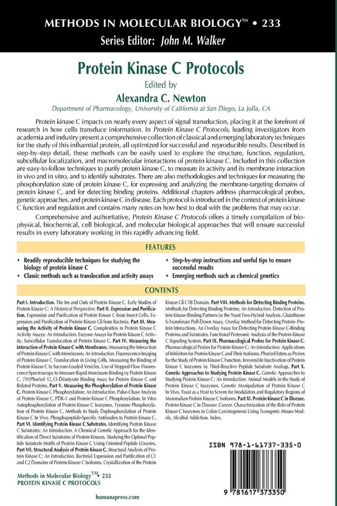 Weitere Ansicht: Protein Kinase C Protocols