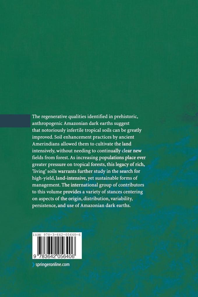 Weitere Ansicht: Amazonian Dark Earths: Explorations in Space and Time
