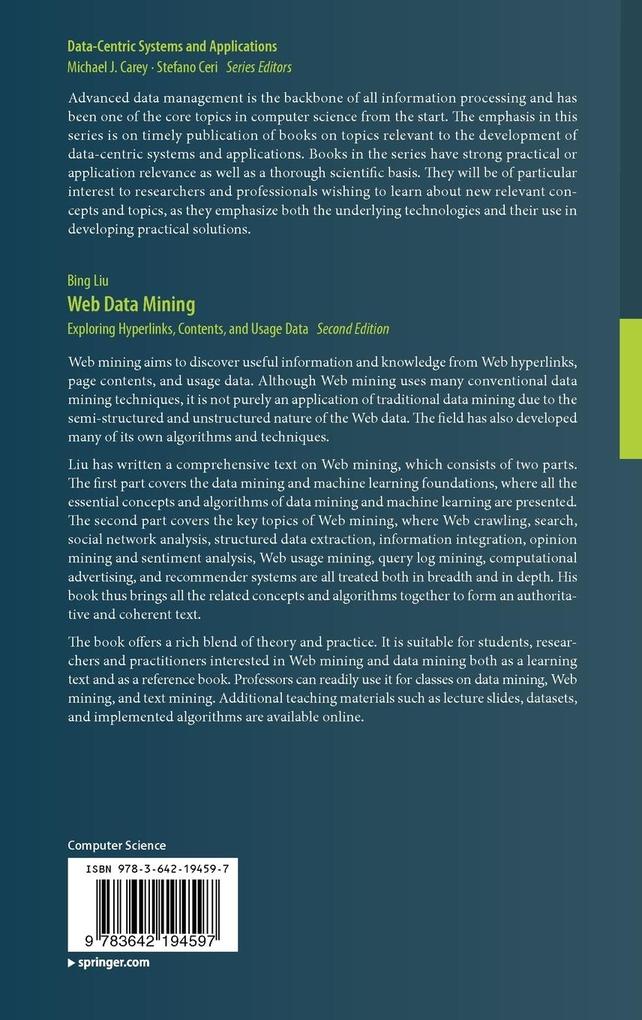 Weitere Ansicht: Web Data Mining | Bing Liu