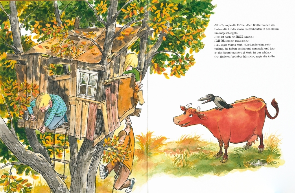 Weitere Ansicht: Mama Muh baut ein Baumhaus | Tomas Wieslander, Sven Nordqvist, Jujja Wieslander