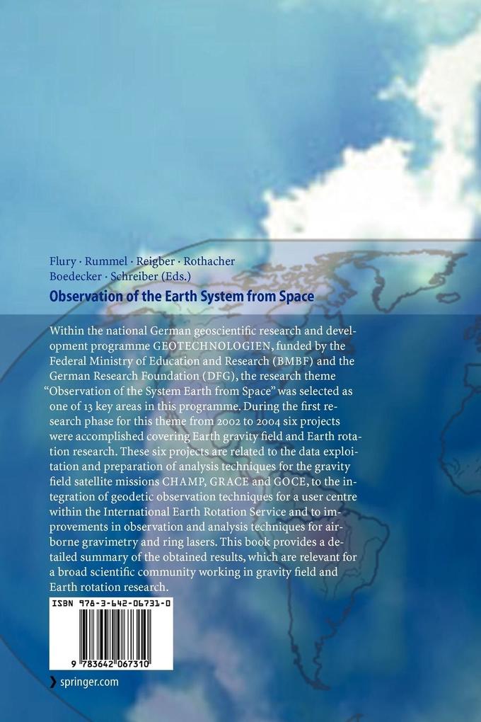 Weitere Ansicht: Observation of the Earth System from Space