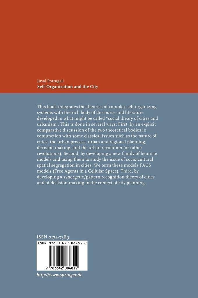 Weitere Ansicht: Self-Organization and the City | Juval Portugali