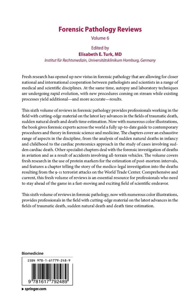 Weitere Ansicht: Forensic Pathology Reviews