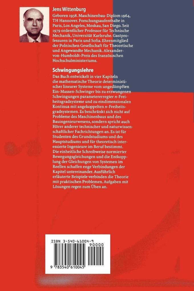 Weitere Ansicht: Schwingungslehre | Jens Wittenburg