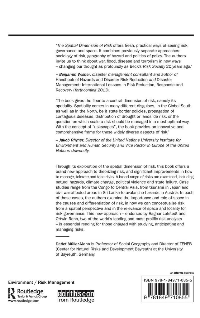 Weitere Ansicht: The Spatial Dimension of Risk