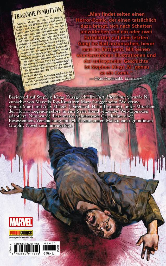 Weitere Ansicht: Stephen Kings N. | Stephen King, Marc Guggenheim, Alex Maleev