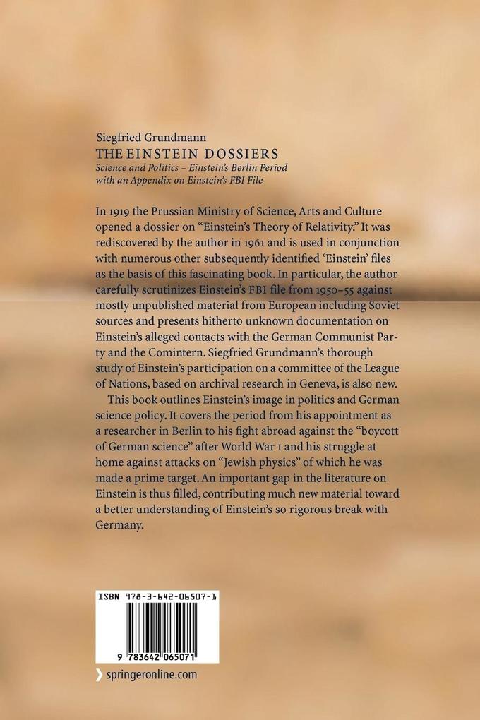 Weitere Ansicht: The Einstein Dossiers | Siegfried Grundmann