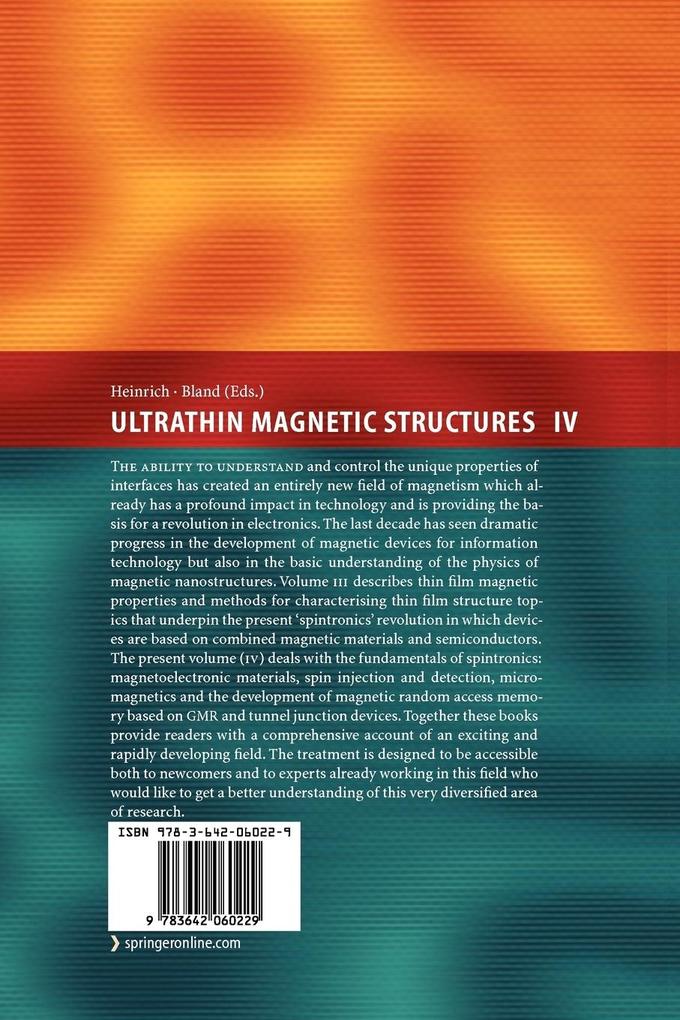 Weitere Ansicht: Ultrathin Magnetic Structures IV