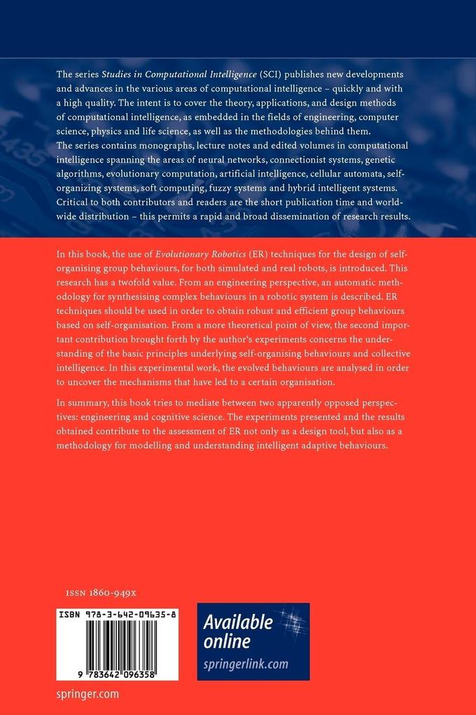 Weitere Ansicht: Evolutionary Swarm Robotics | Vito Trianni