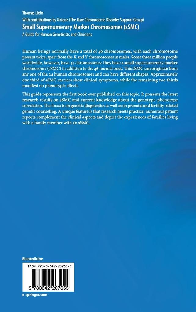 Weitere Ansicht: Small Supernumerary Marker Chromosomes (sSMC) | Thomas Liehr