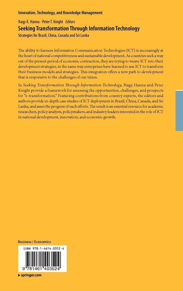 Weitere Ansicht: Seeking Transformation Through Information Technology