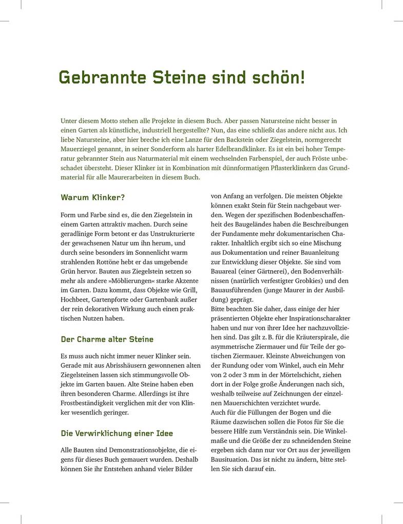 Weitere Ansicht: Bauen mit Ziegelsteinen | Manfred Braun