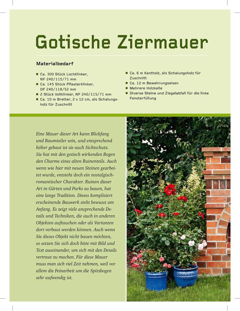 Weitere Ansicht: Bauen mit Ziegelsteinen | Manfred Braun