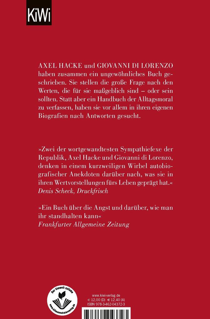 Weitere Ansicht: Wofür stehst du? | Axel Hacke, Giovanni di Lorenzo