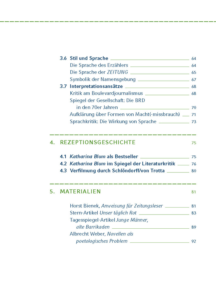 Weitere Ansicht: Die verlorene Ehre der Katharina BlumTextanalyse und Interpretation zu Heinrich Böll | Heinrich Böll