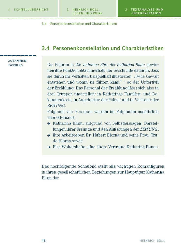 Weitere Ansicht: Die verlorene Ehre der Katharina BlumTextanalyse und Interpretation zu Heinrich Böll | Heinrich Böll