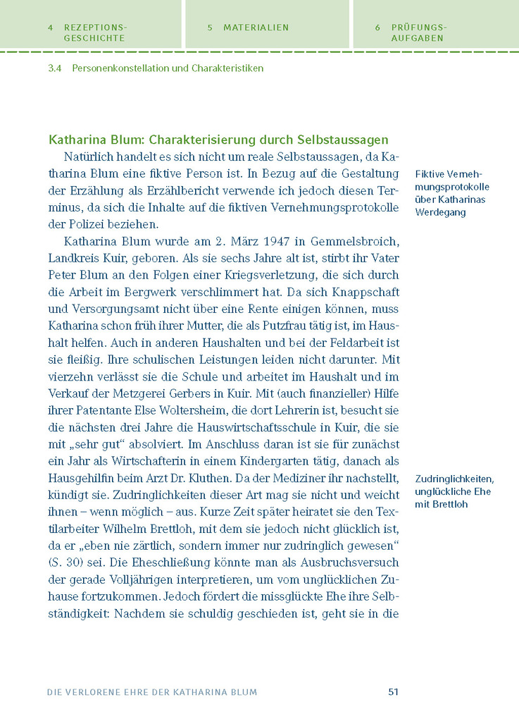 Weitere Ansicht: Die verlorene Ehre der Katharina BlumTextanalyse und Interpretation zu Heinrich Böll | Heinrich Böll