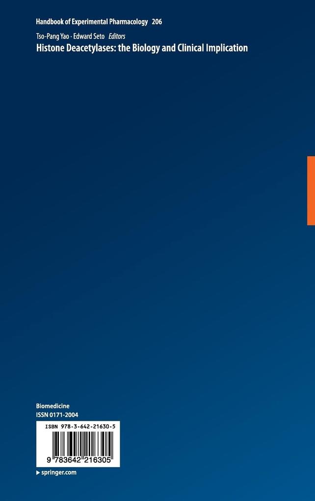 Weitere Ansicht: Histone Deacetylases: the Biology and Clinical Implication