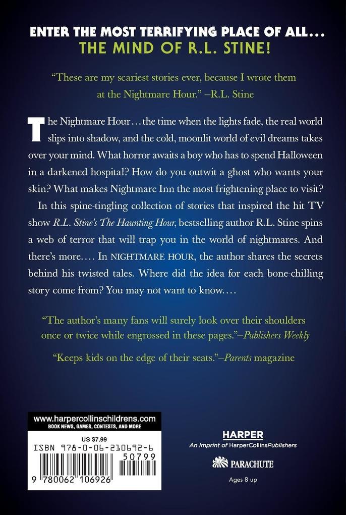 Weitere Ansicht: Nightmare Hour TV Tie-In Edition | R L Stine