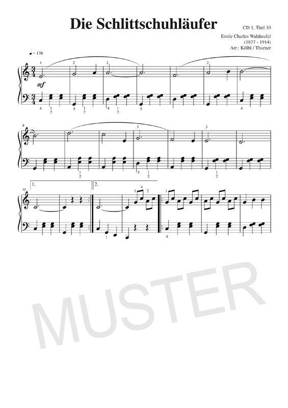 Weitere Ansicht: Piano Piano 2 mittelschwer (mit 4 CDs) | Gerhard Kölbl, Stefan Thurner