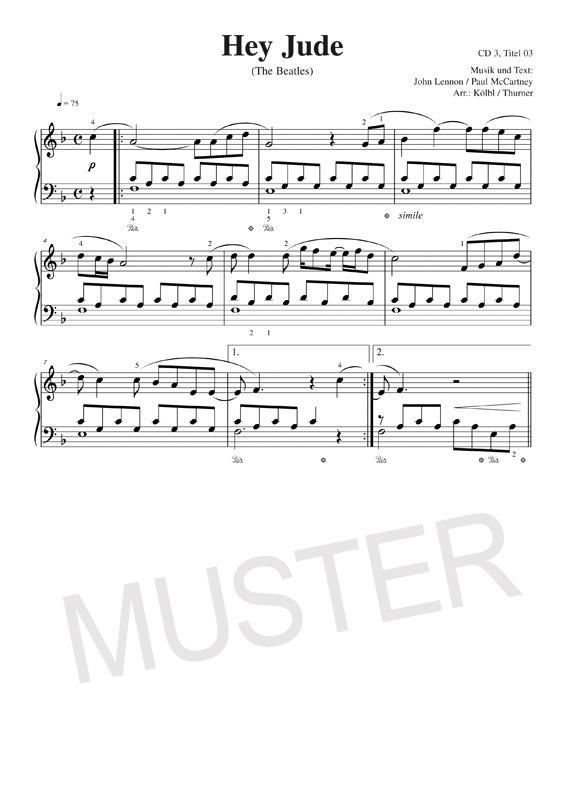 Weitere Ansicht: Piano Piano 2 mittelschwer (mit 4 CDs) | Gerhard Kölbl, Stefan Thurner