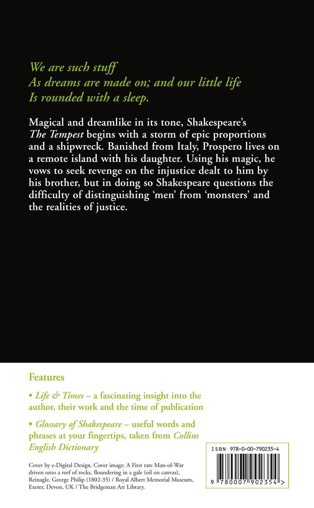 Weitere Ansicht: CLASSICS THE TEMPEST | William Shakespeare