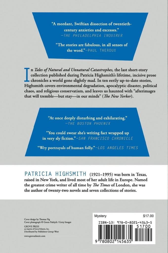 Weitere Ansicht: Tales of Natural and Unnatural Catastrophes | Patricia Highsmith