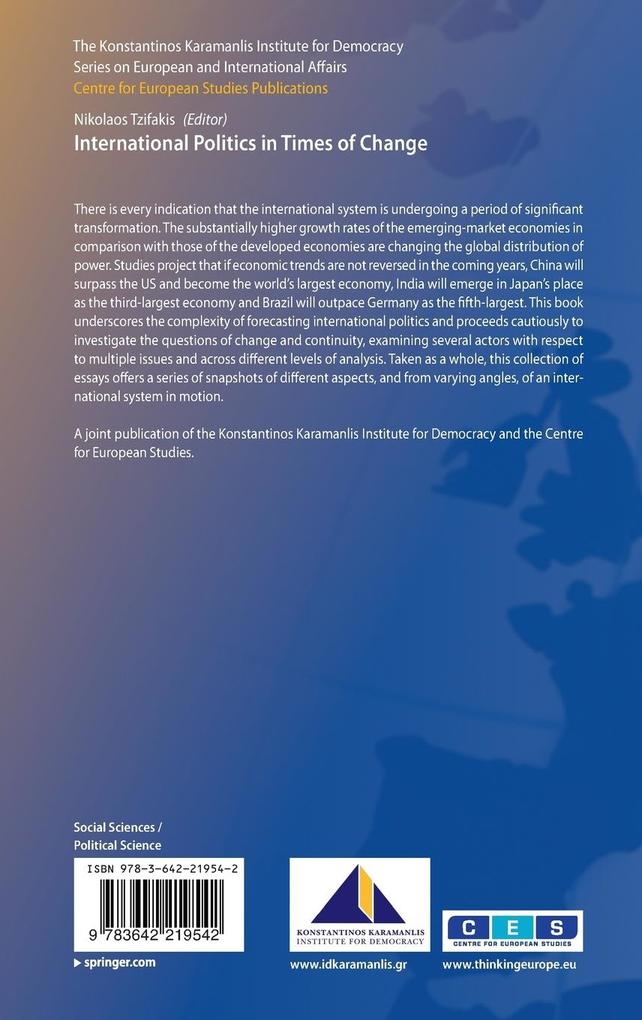 Weitere Ansicht: International Politics in Times of Change