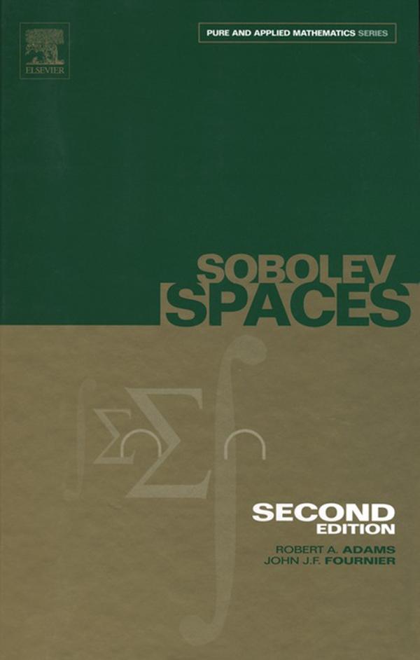 Produktbild: Sobolev Spaces | Robert A. Adams, John J. F. Fournier