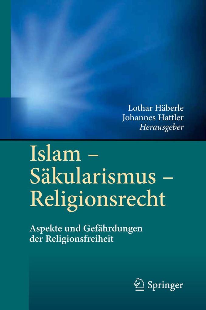 Produktbild: Islam - Säkularismus - Religionsrecht
