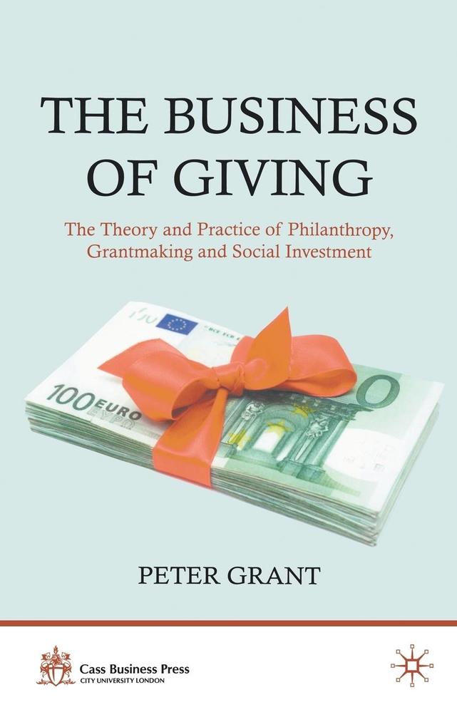 Produktbild: The Business of Giving | P. Grant