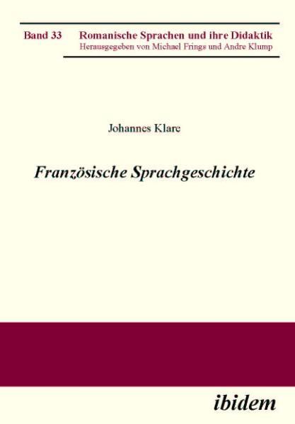 Produktbild: Französische Sprachgeschichte | Johannes Klare