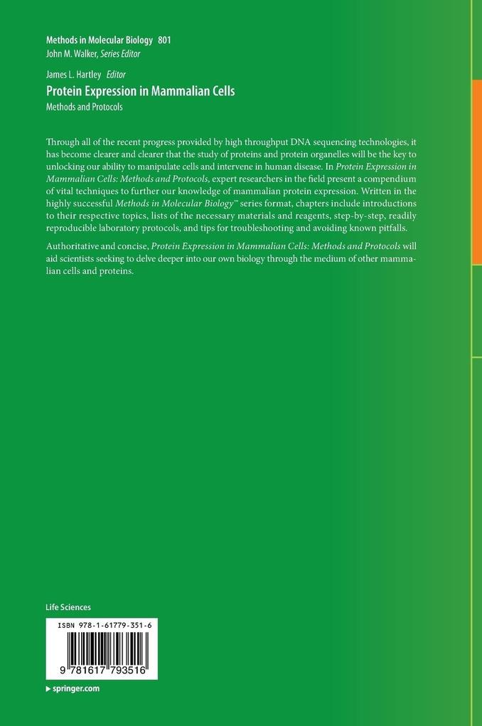 Weitere Ansicht: Protein Expression in Mammalian Cells