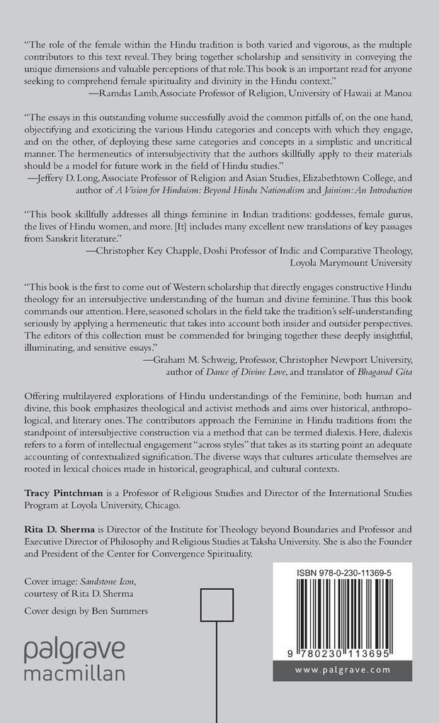Weitere Ansicht: Woman and Goddess in Hinduism | T. Pintchman, R. Sherma, Tracy Pintchman, Rita D. Sherma