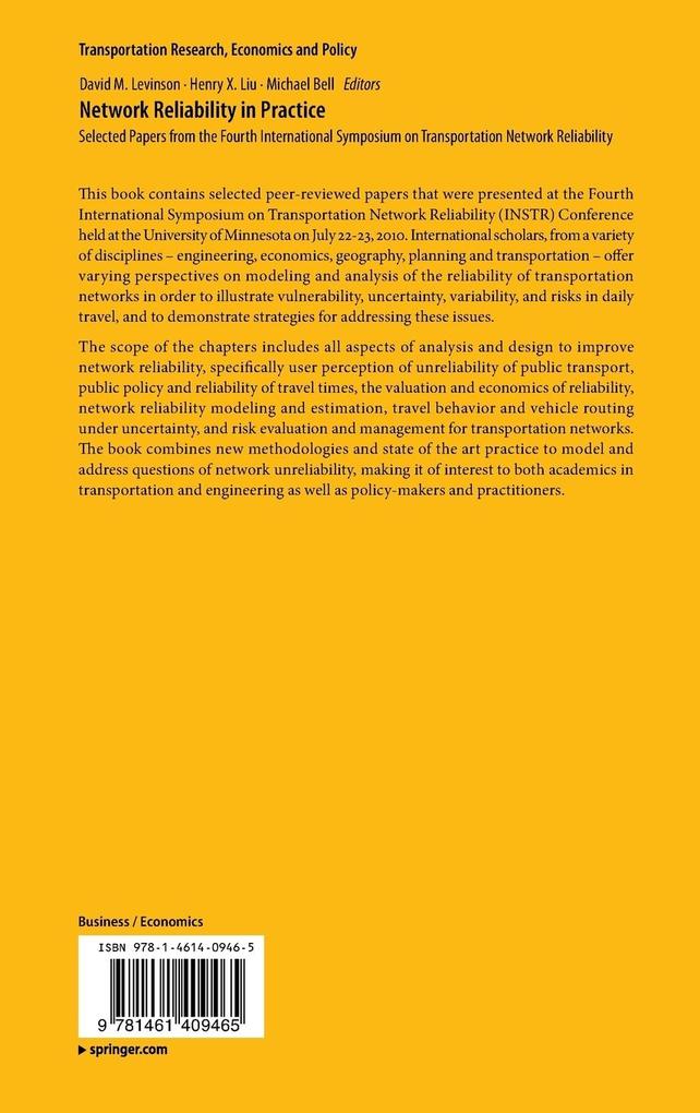 Weitere Ansicht: Network Reliability in Practice