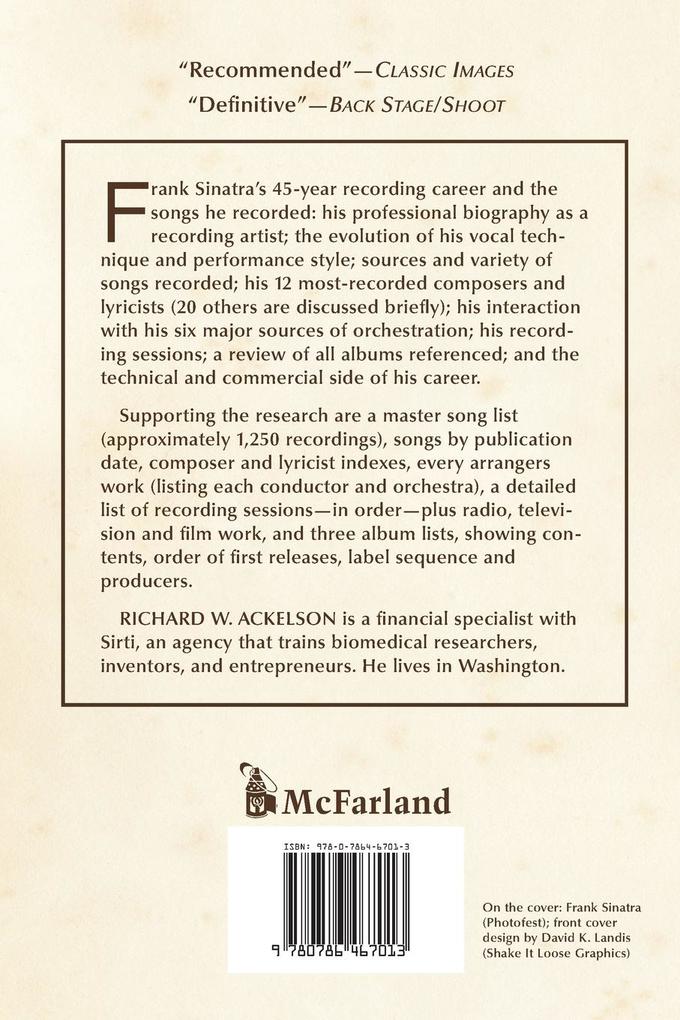 Weitere Ansicht: Frank Sinatra | Richard W. Ackelson