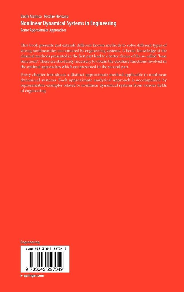 Weitere Ansicht: Nonlinear Dynamical Systems in Engineering | Nicolae Herisanu, Vasile Marinca